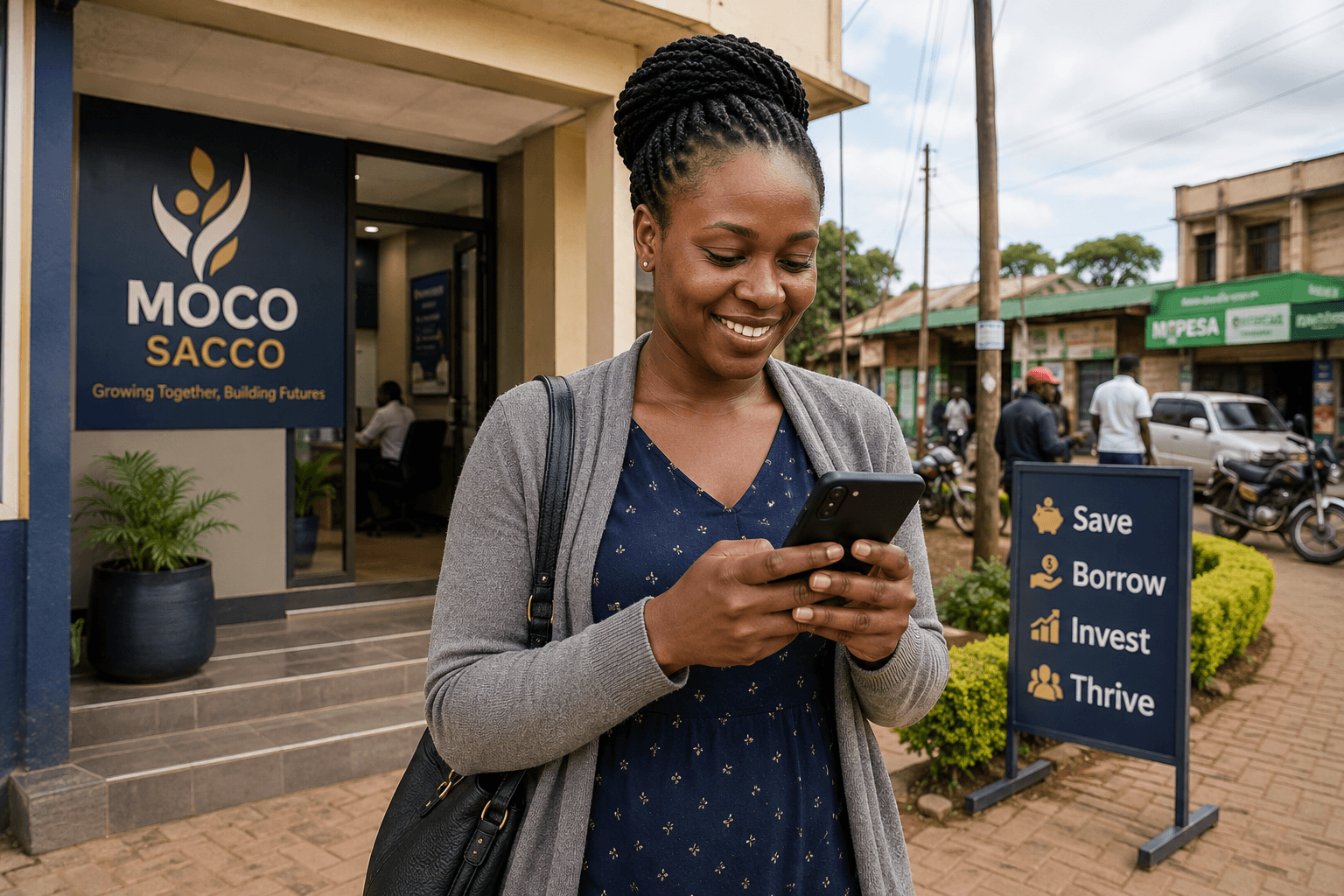 MOCO SACCO branch exterior