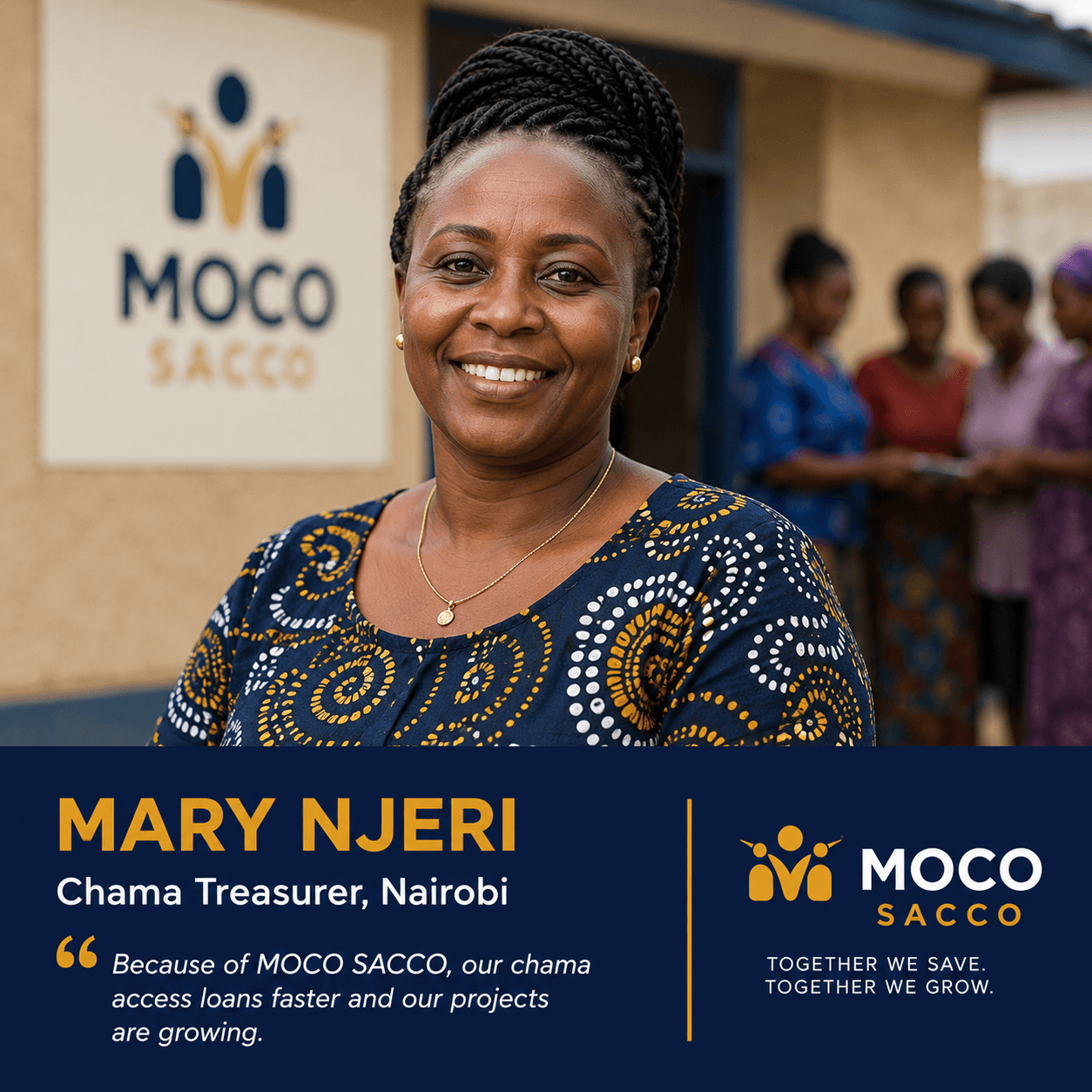 Mary, MOCO SACCO member
